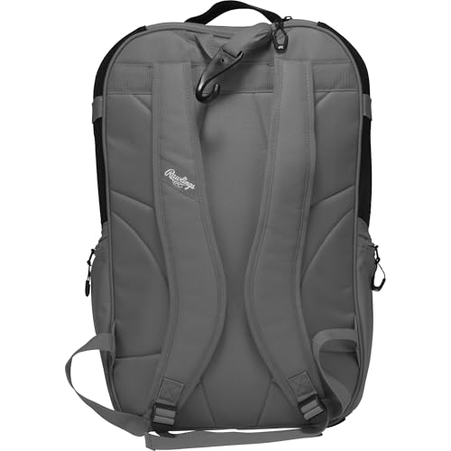 Rawlings | The Journey Player's Backpack Equipment Bag | Baseball/Softball | Multiple Colors - color: Graphite