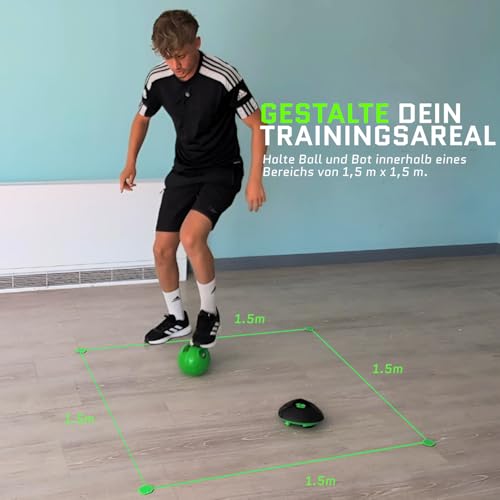 Soccer Bot - Ultimate Indoor Soccer Game with Score Tracker and Speed Modes, Soccer Training Toy