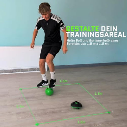 Soccer Bot - Ultimate Indoor Soccer Game with Score Tracker and Speed Modes, Soccer Training Toy