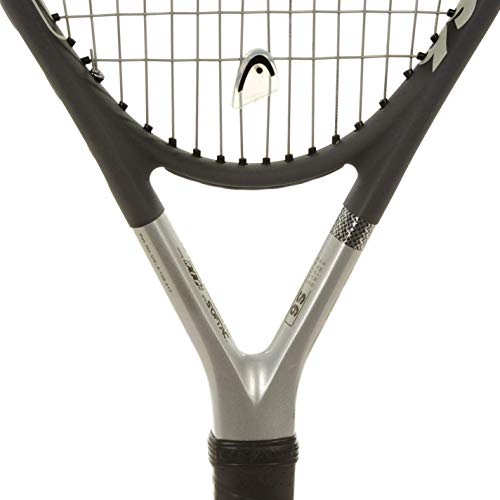Head Ti S6 Tennis Racket Pre-Strung Head Heavy Balance 27.75 Inch Racquet - 4 1/2 in Grip - size: 4 1/2 Inch Grip
