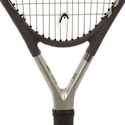 Head Ti S6 Tennis Racket Pre-Strung Head Heavy Balance 27.75 Inch Racquet - 4 1/2 in Grip - size: 4 1/2 Inch Grip