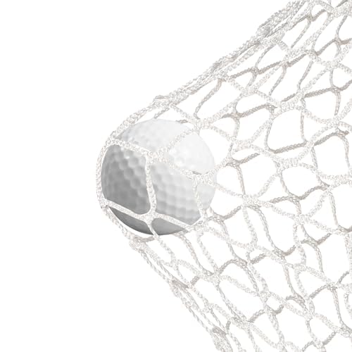 Practice Golf Nets - Ideal for Golf, Hockey, Baseball - Sports Netting, Impact Equipment - Perfect for Backyard Driving, Chipping, Hitting, Pitching Simulators - size: 15x25 Feet, style: White