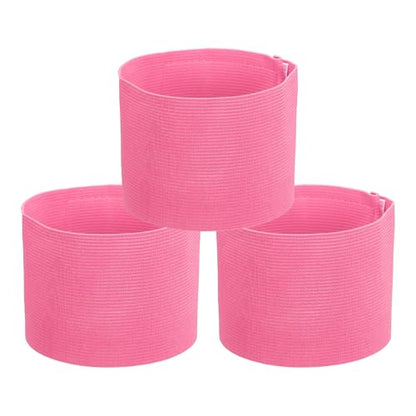 PATIKIL Soccer Captain Armband, Captain Arm Bands for Soccer Elastic Captain Arm Band Sports Captain Armbands - color: Pink