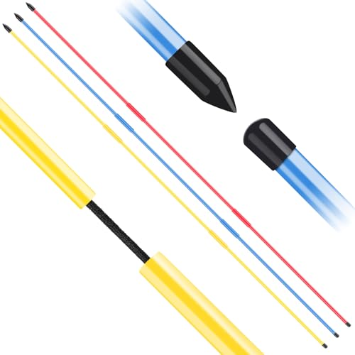 FINGER TEN Golf Alignment Sticks Rods Swing Trainer Tools 43 Inch 2 Or 3 Pack, Fits in Golf Bag Tour Stickers Practice Training Aid - color: 3 Pack Mixed