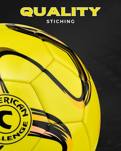 Brasilia Soccer Ball – Professional Training Soccer Ball for Grass Fields – Durable TPU Machine Stitched Soccer Balls – Sizes 2, 3, 4 & 5 – Outdoor Practice & Match Play