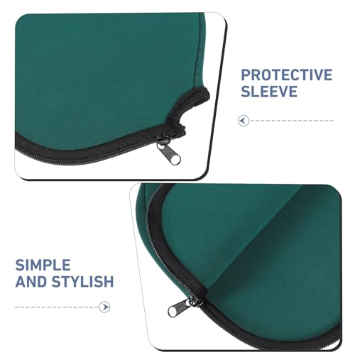 SHERCHPRY Pickleball Paddle Cover and Table Tennis Racket Case, Green Neoprene Protective Sleeve with Scratch and Drop Resistance, Portable Storage Bag for Outdoor Sports and Travel