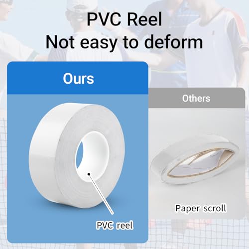 Pickleball Court Tape 2” x 200ft – Heavy Duty Temporary Court Marking Tape for Outdoor & Indoor Courts, Removable Pickleball Lines for Driveway, Gym Floor, Concrete, Basketball, Tennis & Badminton
