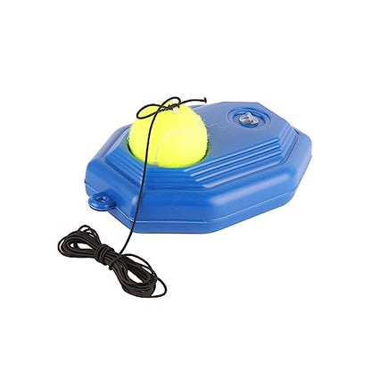 Tennis Ball Trainer, Portable with Sand Weight Valve for Stable Support, Tennis Practice Base, Elastic Rope for Drills, for Beginners, Tennis Pros, Home Courts, Outdoor Training, B