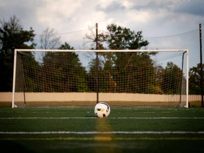 Grassroots Athletics Phoenix Professional Soccer Ball – Size 5 Handstitched Football, Textured Surface for Superior Grip & Control, Durable PU Leather, Butyl Bladder for Air Retention