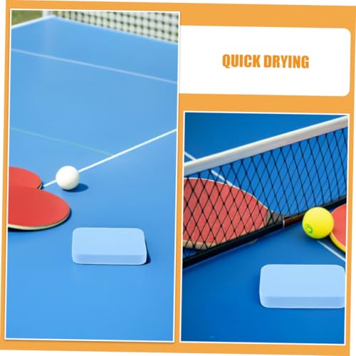 VICASKY 2Pcs Table Tennis Racket Cleaner Sponge Dual Sided PVA Material Paddle Care Eraser for Efficient Rubber and Sponge Maintenance for Table Tennis Equipment Cleaning