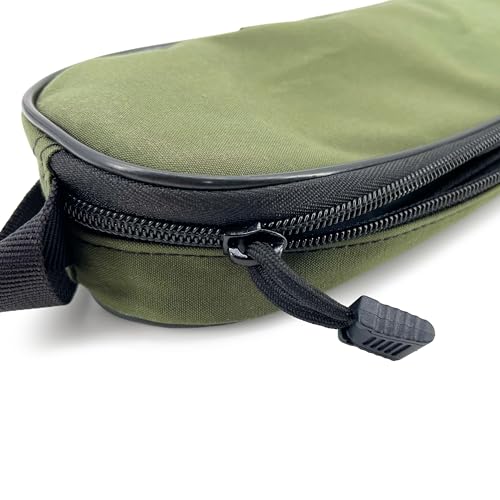 Single Tennis Racket Cover Lightweight Padded Tennis Racquet Bag - color: Army Green, size: Large