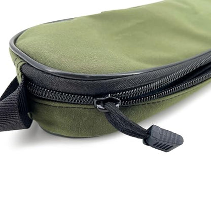 Single Tennis Racket Cover Lightweight Padded Tennis Racquet Bag - color: Army Green, size: Large