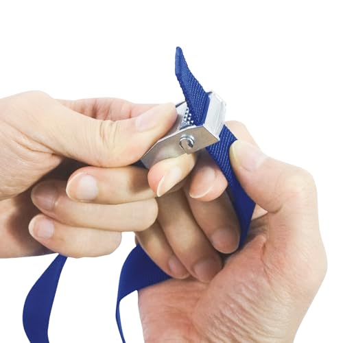 Aoneky 6-Pack Volleyball Net Tension Straps - Side Straps for Net Tension (Blue) - color: Blue