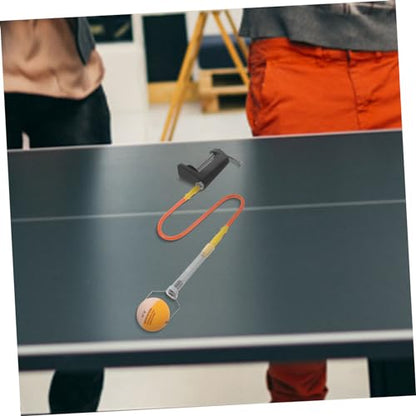 GALPADA Table Tennis Training Device Adjustable Pong Trainer for Indoor Practice and Safe Table Tennis Equipment for Individuals and Beginners