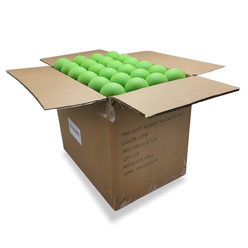 Velocity Soft Foam Lacrosse Balls, Lacrosse Soft Practice Balls for Youth, Indoor Training Lacrosse Softballs for College and High School, Same Size as Regulation