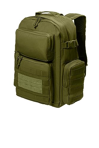 Tactical Gear bag Heavy Duty Duffel Gym bag/Tactical Backpack Custom Embroidered with your own text (Olive Drab Green Backpack) - color: Olive Drab Green Backpack