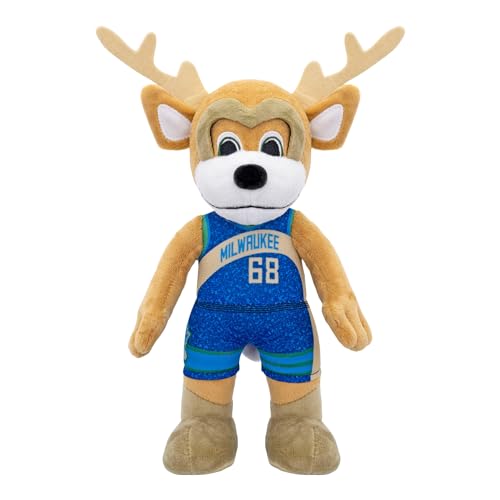 Bleacher Creatures Milwaukee Bucks Bango 10" NBA Mascot Plush Figure - A Mascot for Play Or Display - color: Milwaukee Bucks Bango V3, size: 10 Inches