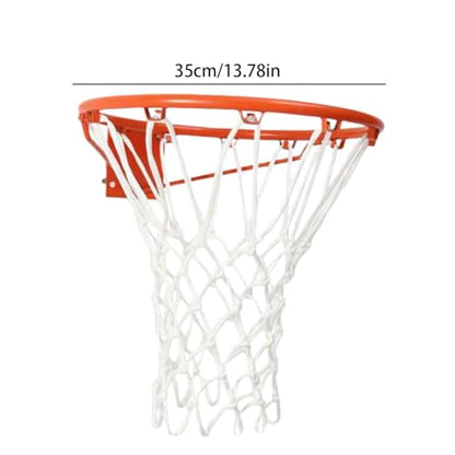 Basketball Hoop Net - Outdoor All Season Replacement, Anti Goal Mesh System, Strong Netting, Long Lasting Rim Fit Accessory | Barn, Yard, Court, Training, Recreation Area Use