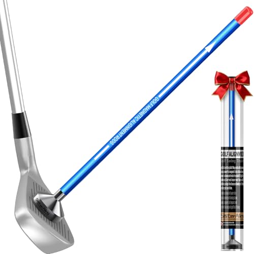 Golf Magnetic Alignment Rods,Golf Club Alignment Sticks,Magnetic Swing Training Aid Accessories Visualize Calibrate Golf Shots,hit the Target with the Right Golf Swing,Golf Gift