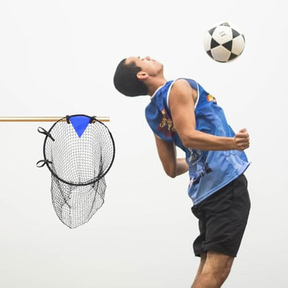 VICASKY Football Goal Net Training Target with Black Nylon Mesh, Soccer Practice Net for Accuracy and Shooting Drills, Portable Football Goal Accessory for Backyard and Indoor Use
