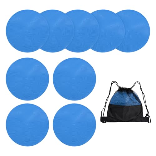 Spot Markers, Poly Spot Marker for Agility Training Floor Dots Non Slip Flat Field Cones - color: Blue, size: 15 cm/5.9inch
