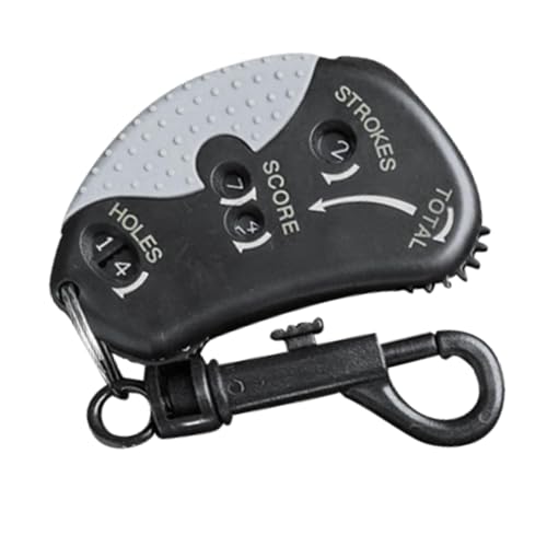 Colaxi Golf Score Counter Golf Stroke Counter Small Scorekeeper with Clip for Training Practice