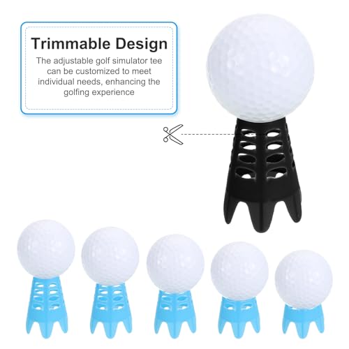 PATIKIL Golf Simulator Tees, Plastic Golf Tees Mat Practice Training for Outdoor Winter Turf Driving Range
