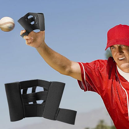 Baseball Fielding Trainer Glove - 17x8.8 Cm Portable Coaching Aid, Sport Practice Equipment, Infield Drill Pitching Batting Tool, Lightweight League Warmup Accessory | Youth Adult Tournament Uses