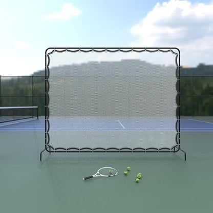 Rebound Practice Wall - Tennis Rebounder Net for Training Racquet Sports Ball Pickleball, Perfect Tennis Backboard Net for Tennis Court Backyard Outdoor Training