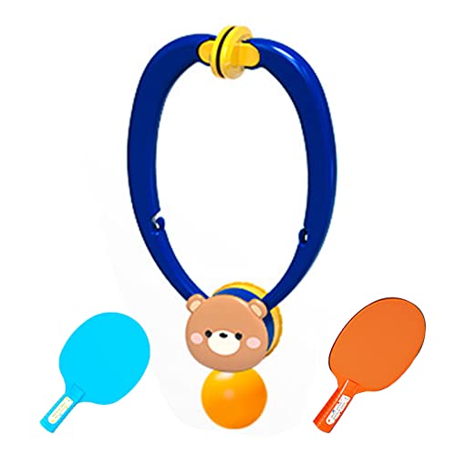 ZJchao Hanging Table Tennis, Pong Doorway with Table Tennis Training Device Equipment Indoor Self Training Set Doorway Pong for Hanging Pingpong Trainer - color: Blue