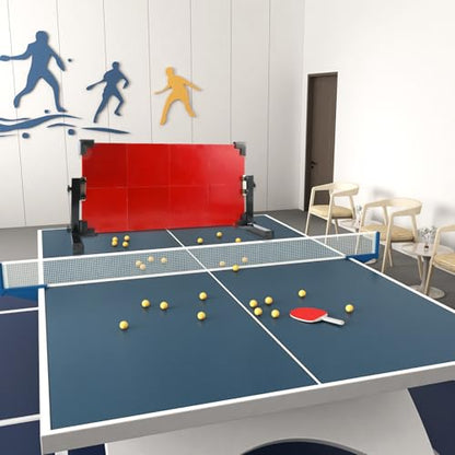 LALABU Table Tennis Rebound Board, 60x33cm Ping Pong Return Board Rebounder Self Training Equipment