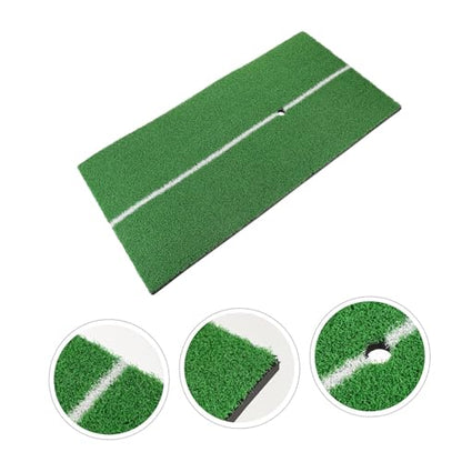 SUPVOX Indoor Golf Practice Mat Thick Gold Pad Cushion for Swinging Training Floor Protection Hitting Mat for Home Office Use Indoor Golf Swing Pad Without Tee