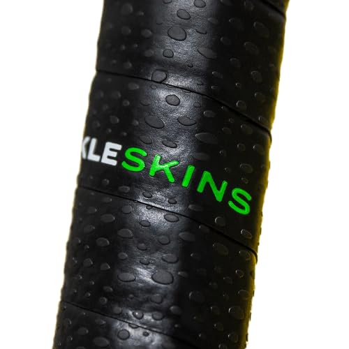 Bread and Butter Replacement Grips for Pickleball Paddles Textured Grip, Black and White