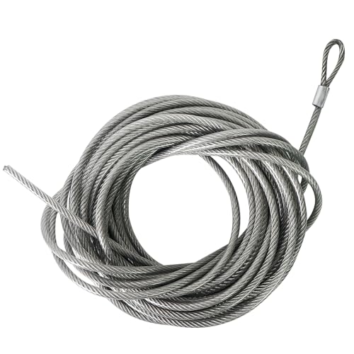 Aoneky 47ft 1/4'' Stainless Steel Replacement Tennis Net Cable