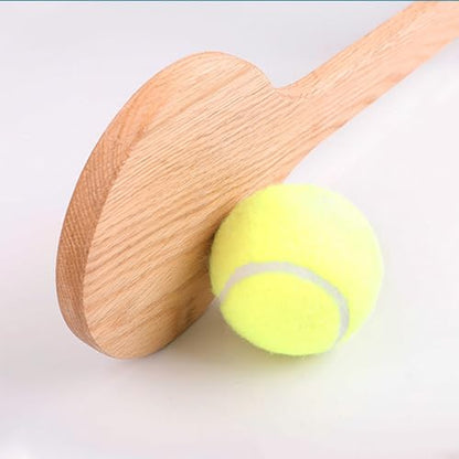 Tennis Sweet Spot Trainer Racket: Kids Youth Tennis Pointer - Movement Footwork and Forehand and Backhand Training,Tennis Wooden Spoon Racket for Athletes, Junior, Coaches,21 Inch
