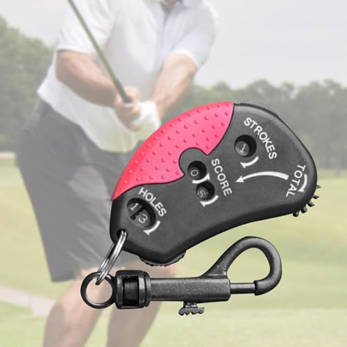 Handheld Golf Score Counter with Hook for Competitive Play Gift