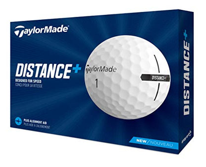 TaylorMade Golf Distance+ Golf Balls - color: White, style: 2021