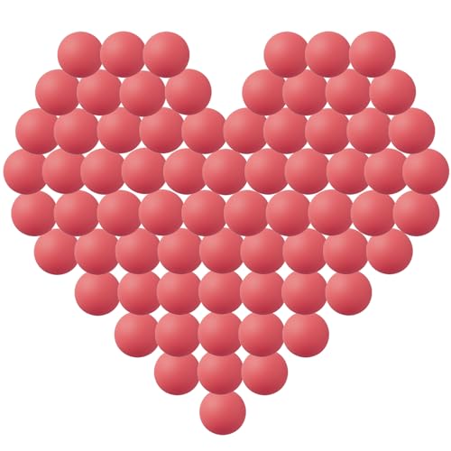 120 Pack Colored Ping Pong Balls, 40mm Table Tennis Balls, Beer Ping Pong Games Fun Arts, Cat, DIY Intellectual Development Tools, Party Decoration Balls - color: Red