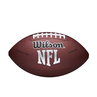 WILSON NFL Recreational Footballs - color: Brown, size: Official, style: Wilson NFL MVP Football