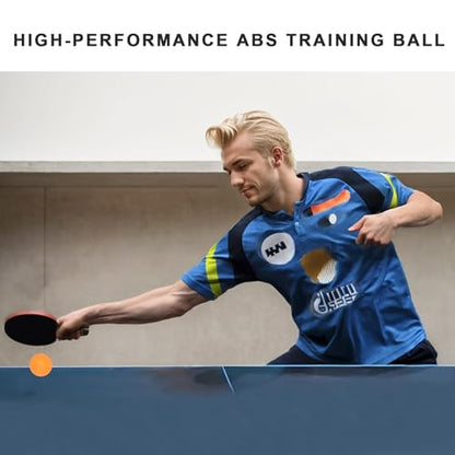 3 Star Ping Pong Balls - High Performance ABS Table Tennis for Training,Game - color: Pack of 20 Orange