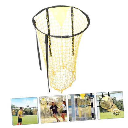 KICHOUSE Folding Football Practice Net for Backyard Training Lightweight Soccer Goal Use Improve Accuracy for Football Skills for Men Youth Athletes