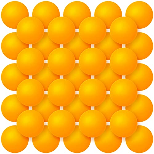 Yunsailing 300 Pcs Plastic Balls Bulk Washable Training Table Tennis Balls 40 mm for Table Tennis Games Pool Games Sports Carnival Party Decorations Indoor Outdoor, Yellow