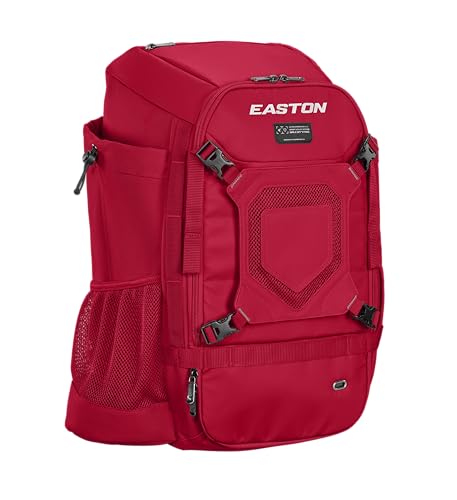 Easton Easton | Walk-off Ethos Backpack Equipment Bag | Baseball & Softball | Multiple Colors - color: Red