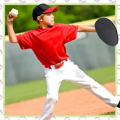 RoundFunny 12/18 Pcs Baseball Pancake Glove for Training, Foam Practice Fielding Baseball Softball Pancake Gloves, Quick Hands Batting Infield Training Practice Two Hands for Youth Adults