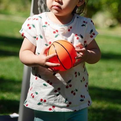 Grow’n Up® Basketball Stand, Sturdy & Durable, Kids Shoot Hoops, Basketball Games, Easy Assembly, Adjustable Heights, Ages 1.5+ - color: Grey