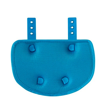 Football Back Plate, Football Low Back Pad, Rear Protector Lower Back Pads+ Towel - color: blue and green, size: Large