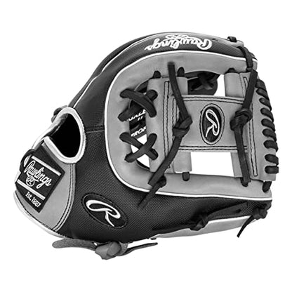 Rawlings Gamer XLE Speed Shell Series Baseball Infield | Catcher | Utility Glove | Mitt | Travel | Youth | 11.5” | 12.25” | 32.5” | Black | Grey | Right | Left - size: 11.50"