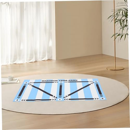 BESPORTBLE Soccer Agility Mat Football Training Pad Non-Skid Soccer Footstep Carpet
