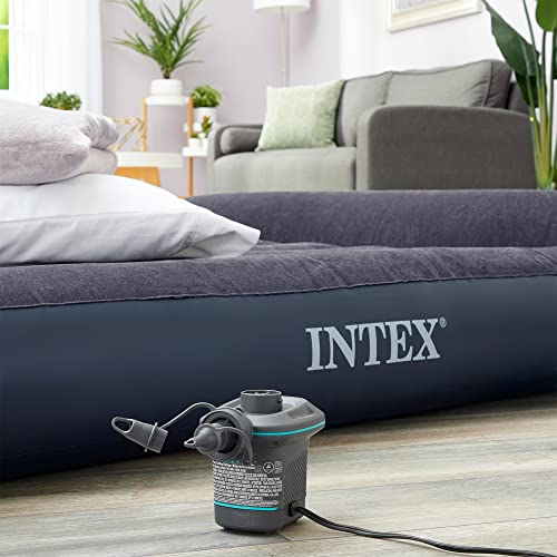 INTEX QuickFill Electric Air Pump: Inflates and Deflates Air Mattresses, Inflatable Kayaks, Boats, Toys - size: 23.0CFM, style: AC