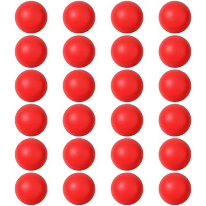 Soulchen 40mm Glow in The Dark Table Tennis Balls Bulk, Carnival Game Night, Neon Birthday Party Favors, Classroom Rewards, Goodie Bag Filler, Pet Playmate - color: Red, size: Solid